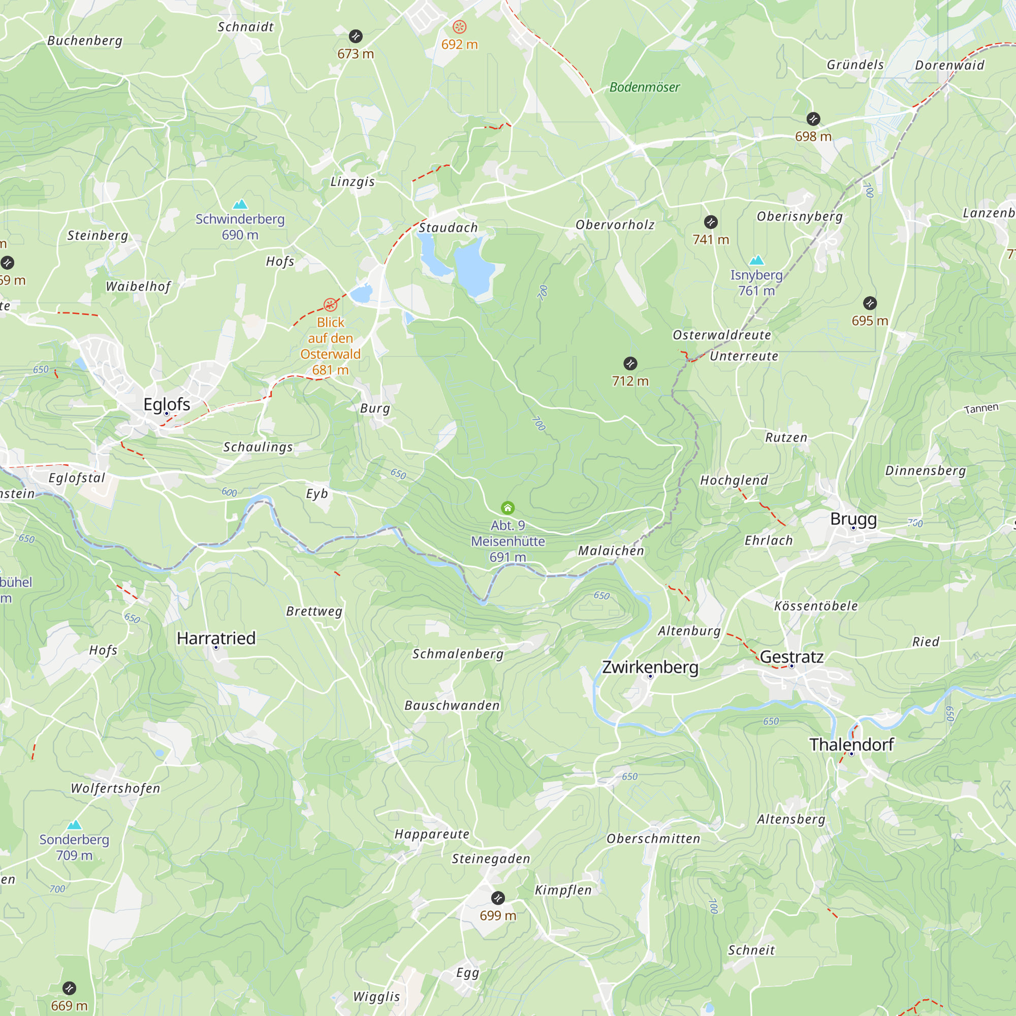 Abt. 9 Meisenhütte map