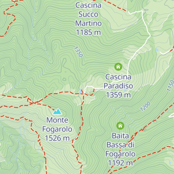 Map of Alpe di Fogarolo