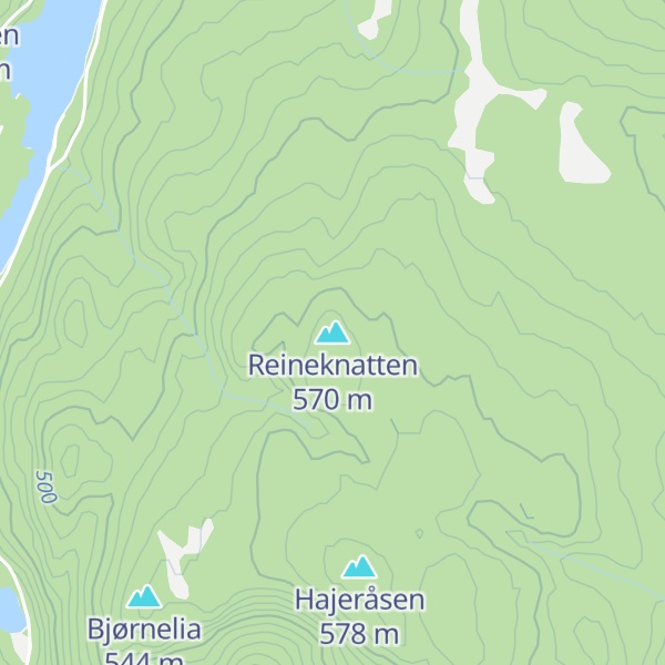 Map of Reineknatten