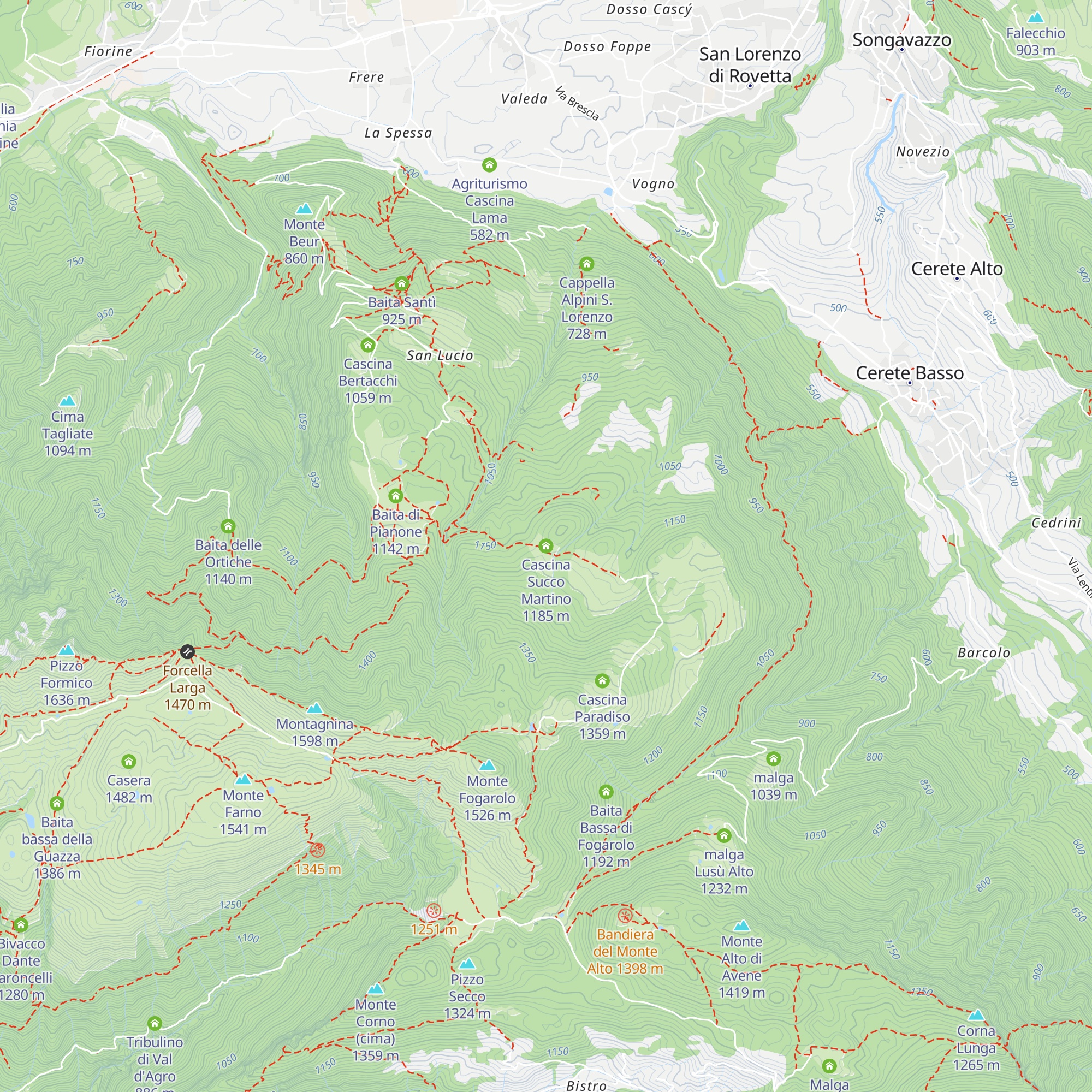 Cascina Succo Martino map