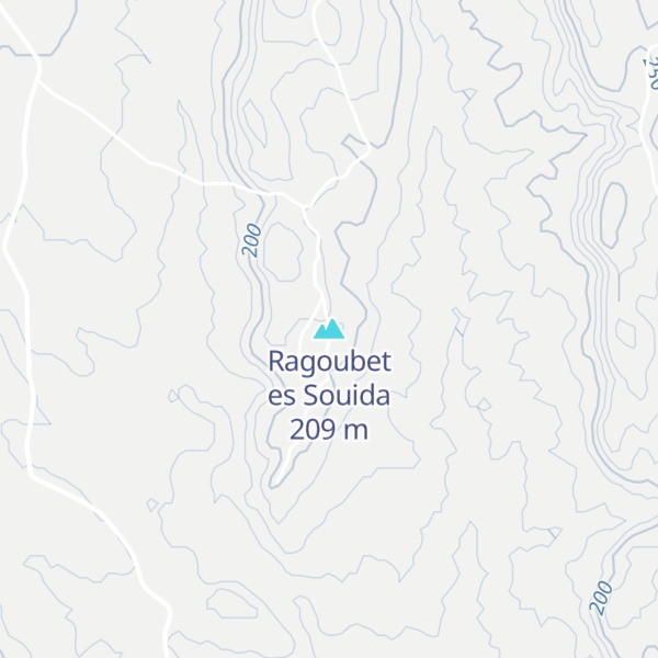Map of Ragoubet es Souida