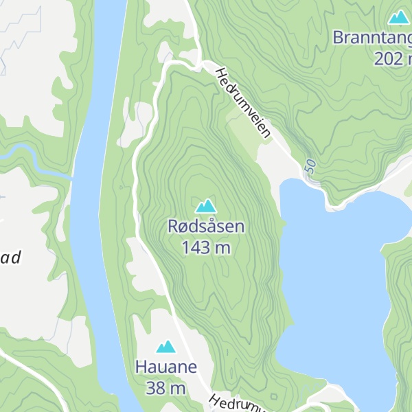 Map of Rødsåsen