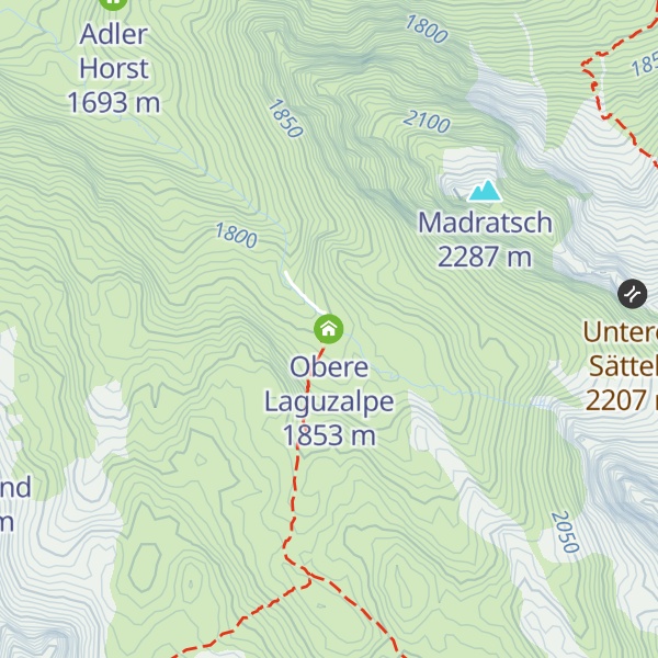 Map of Obere Laguzalpe