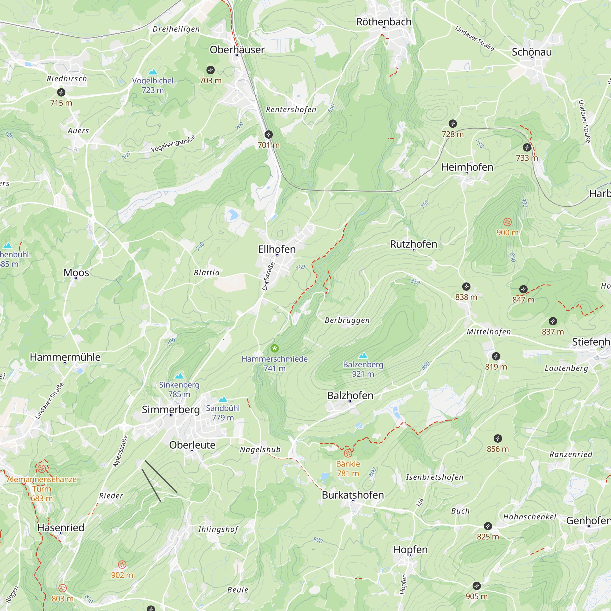 Tobelmühle map