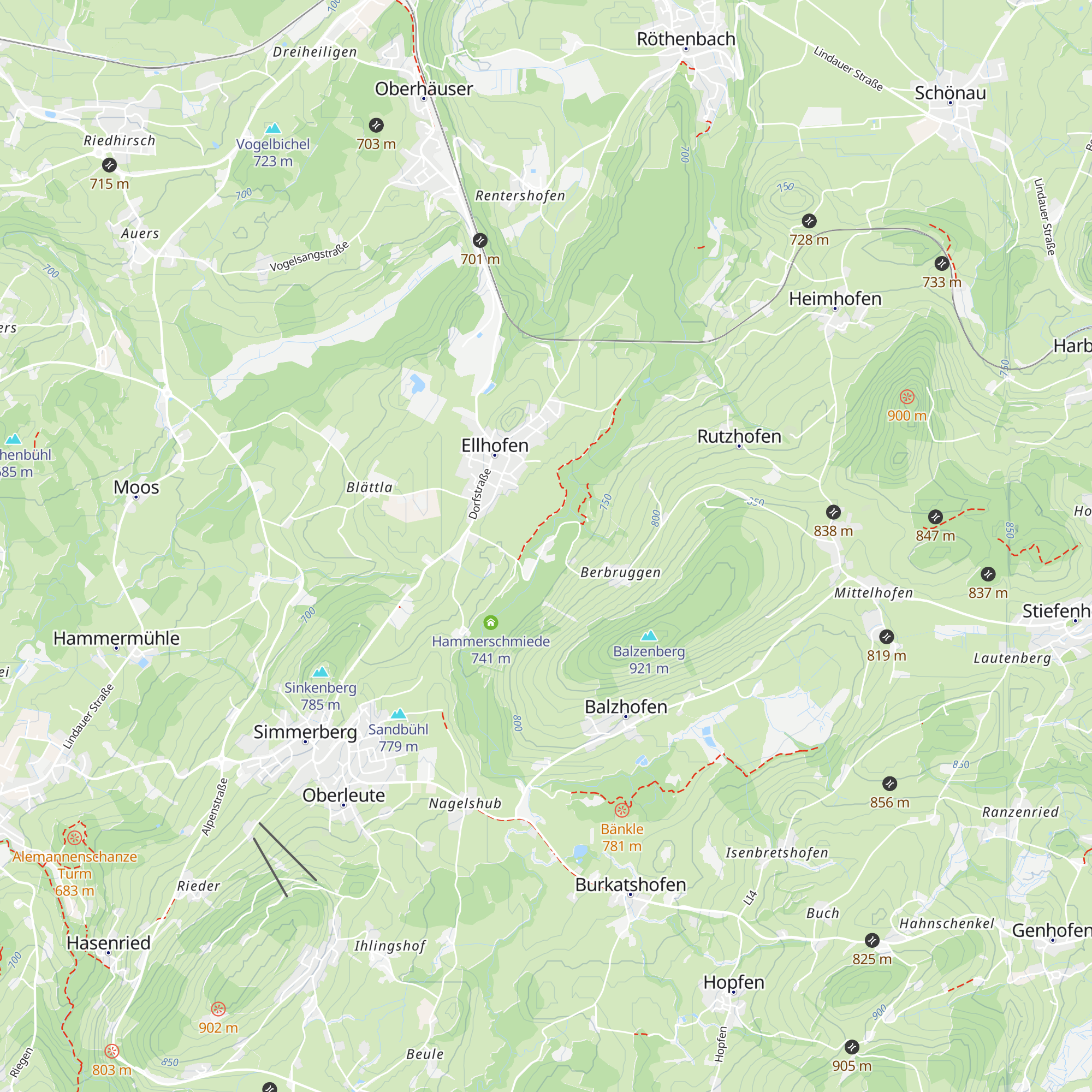 Tobelmühle map