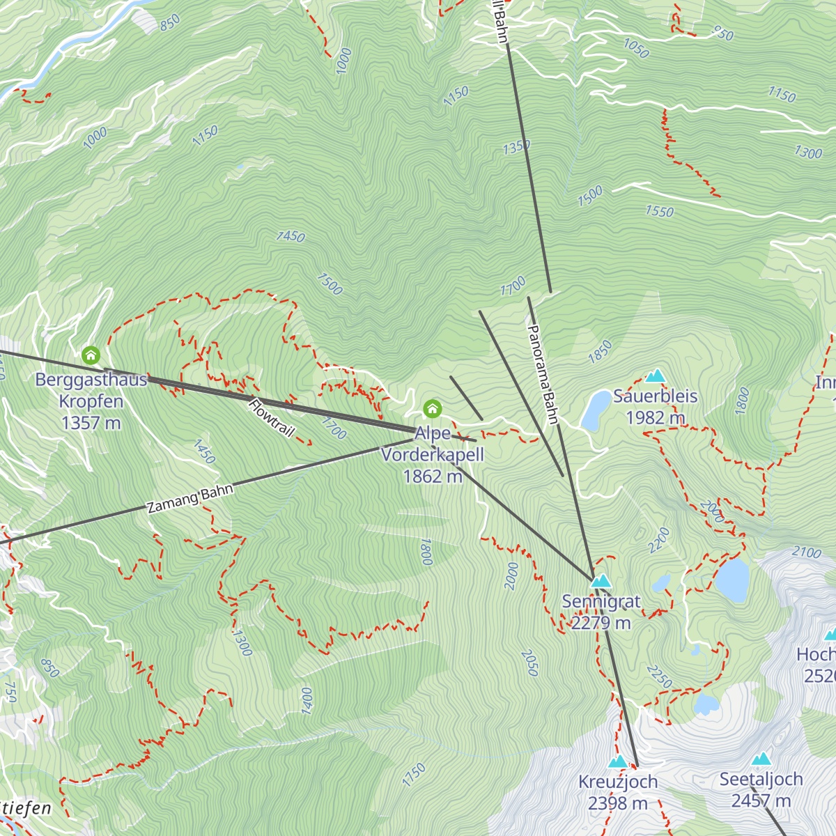 Kapellrestaurant map