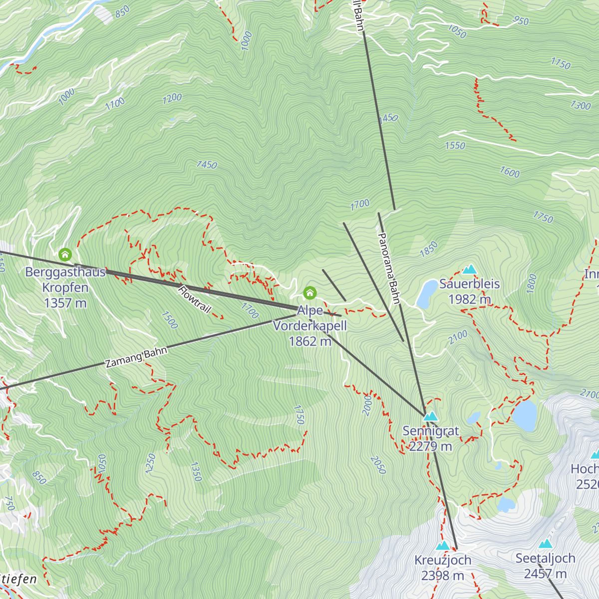 Kapellrestaurant map