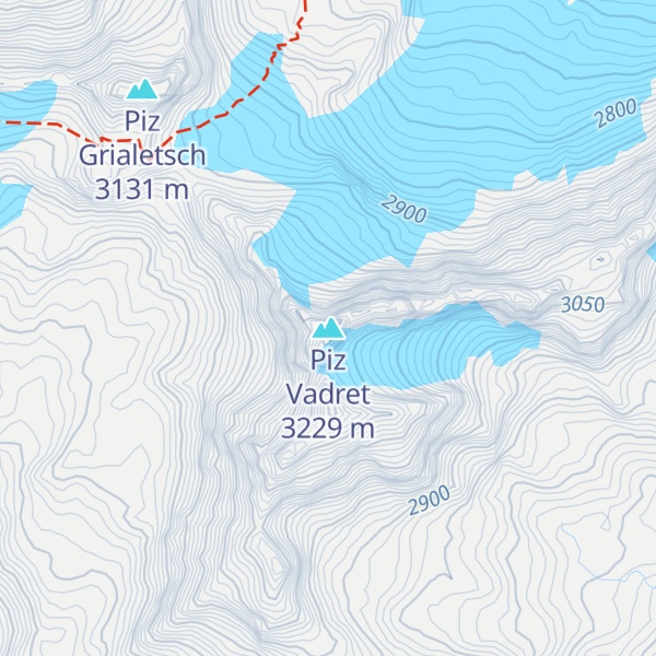 Map of Piz Vadret