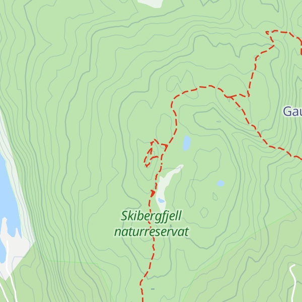 Map of Vestfjellet