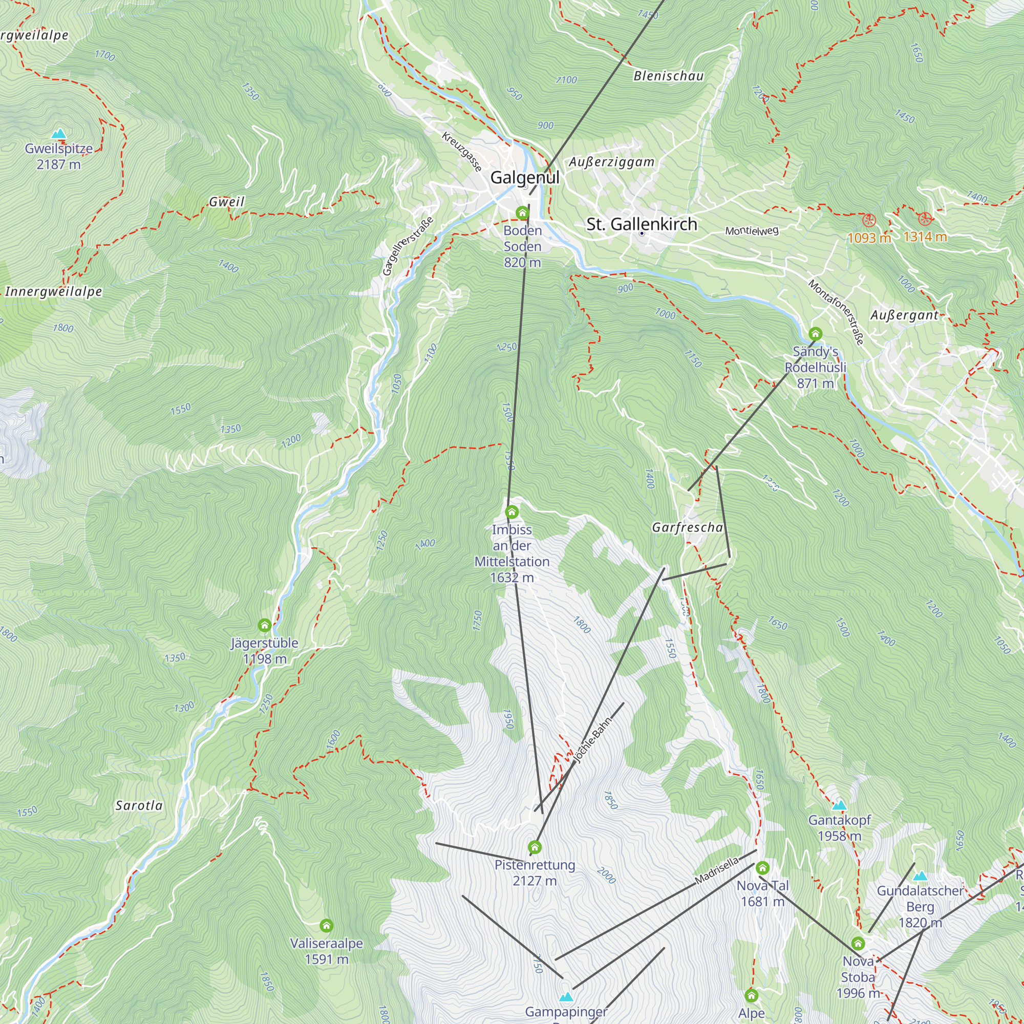 Imbiss an der Mittelstation map