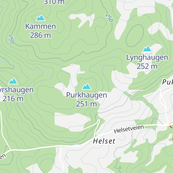 Map of Purkhaugen