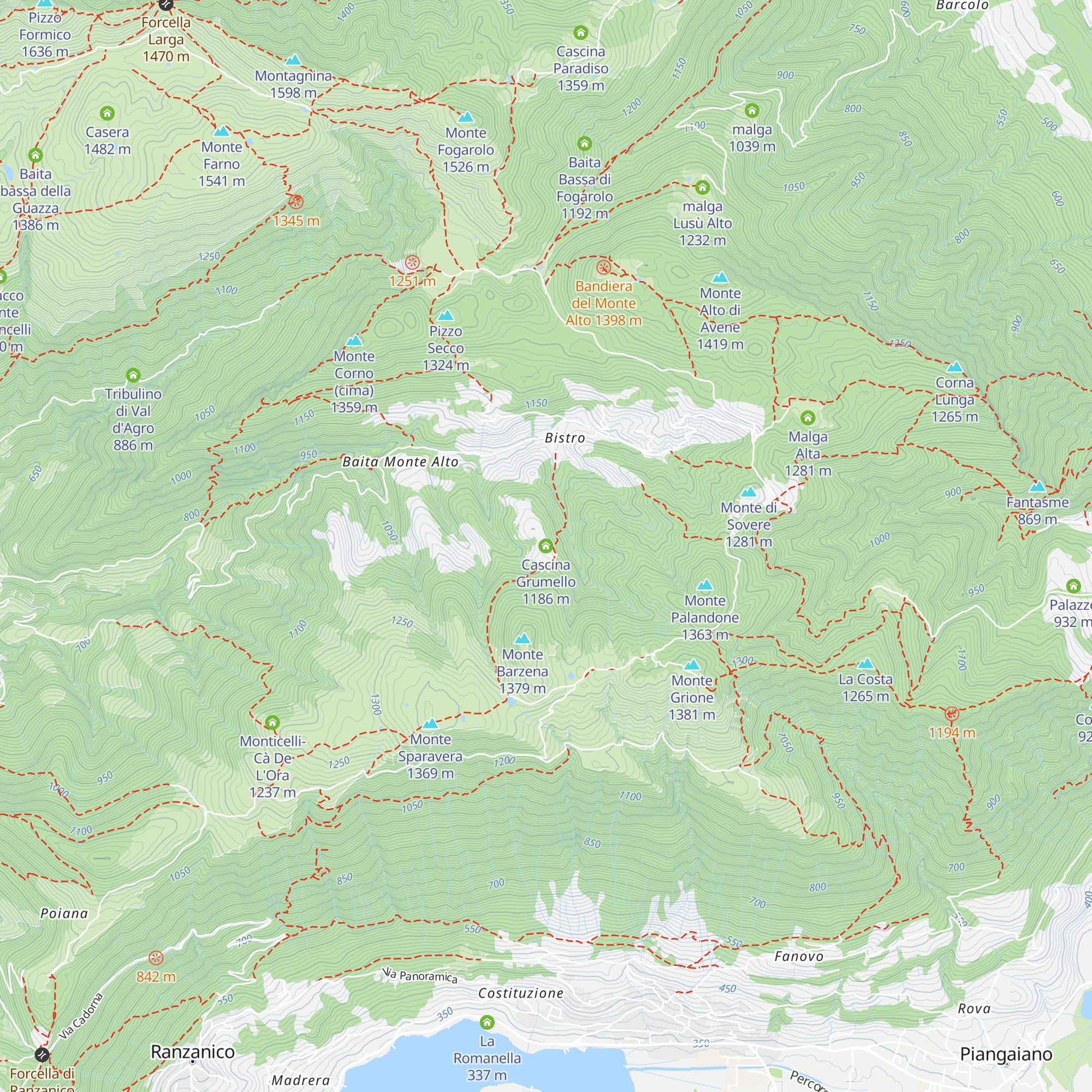 Cascina Grumello map