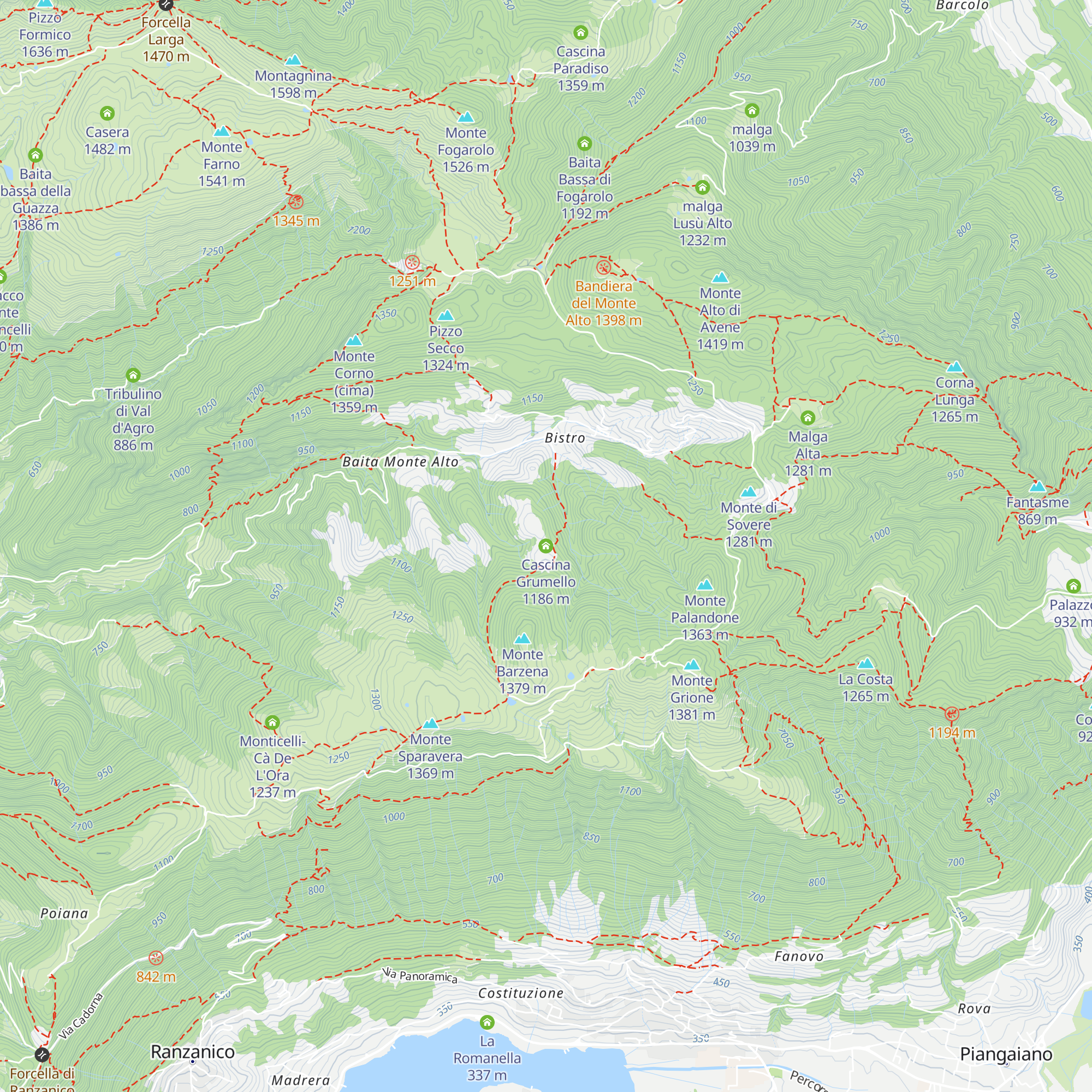 Cascina Grumello map