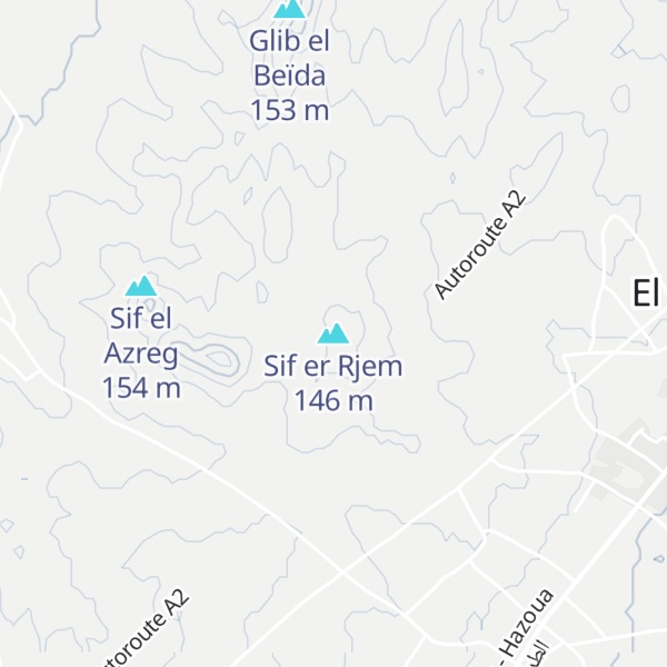 Map of Sif er Rjem