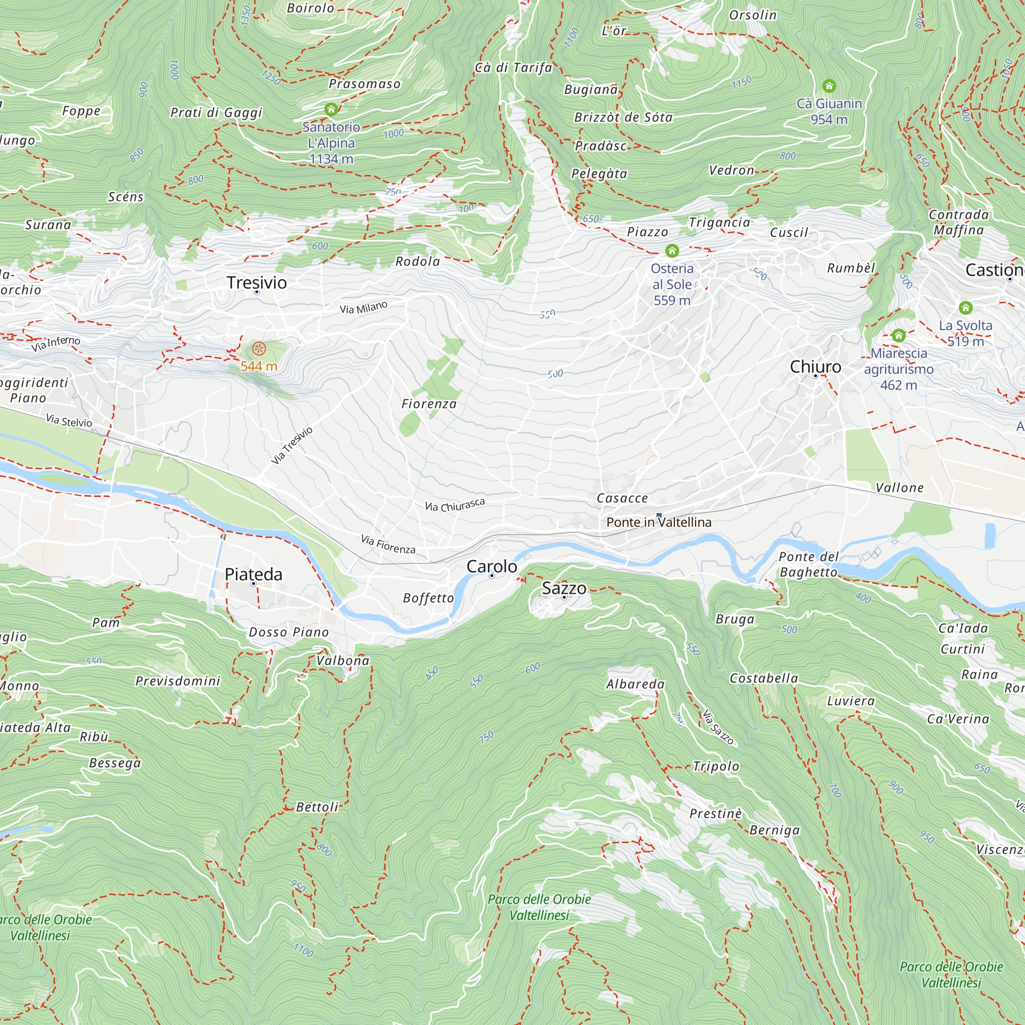 Cooperativa Melavì map