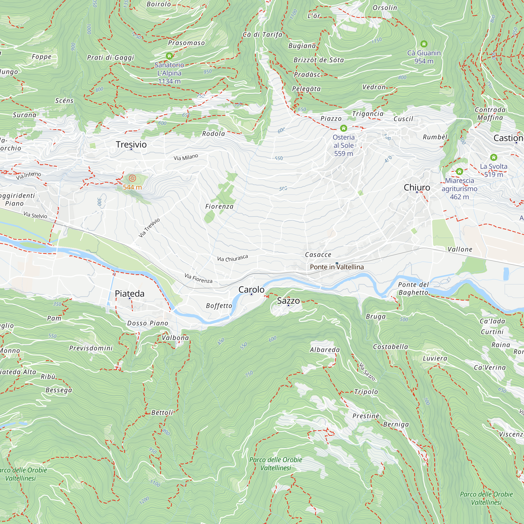 Cooperativa Melavì map