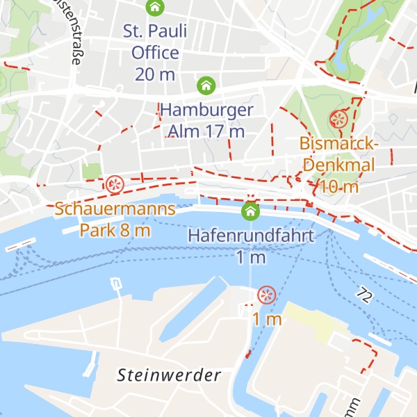 Map of Hafenrundfahrten