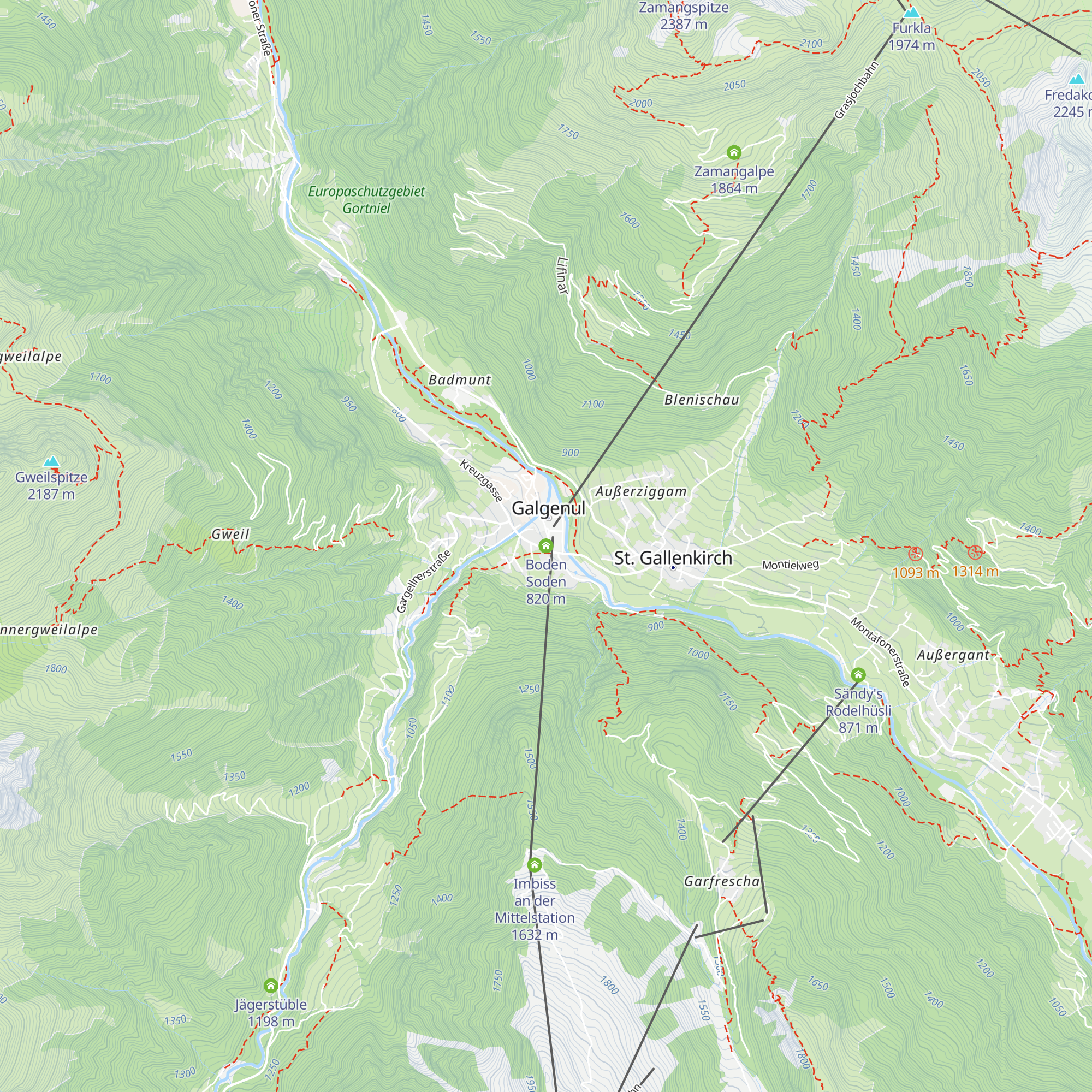 Boden Soden map