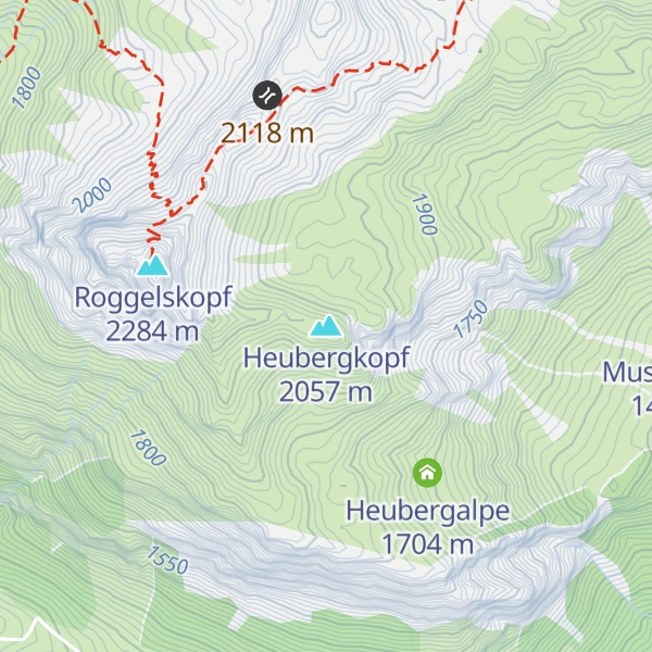 Map of Heubergkopf