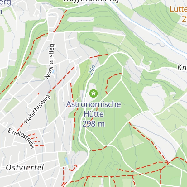 Map of Astronomische Hütte