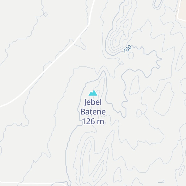 Map of Jebel Batene