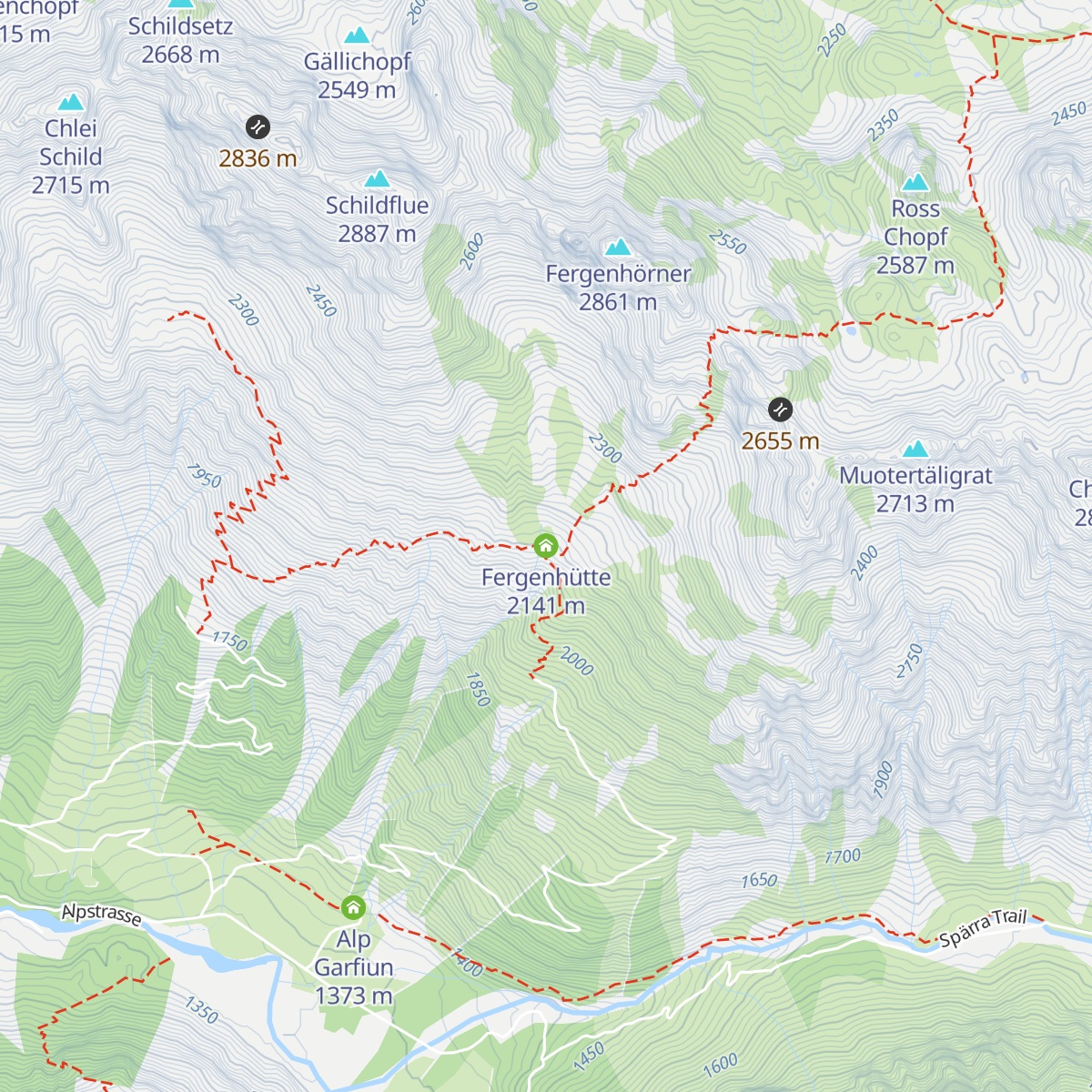 Fergenhütte map