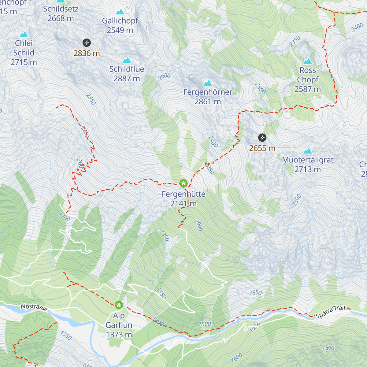 Fergenhütte map