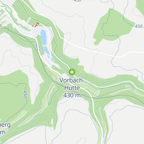 Map of Vorbach-Hütte