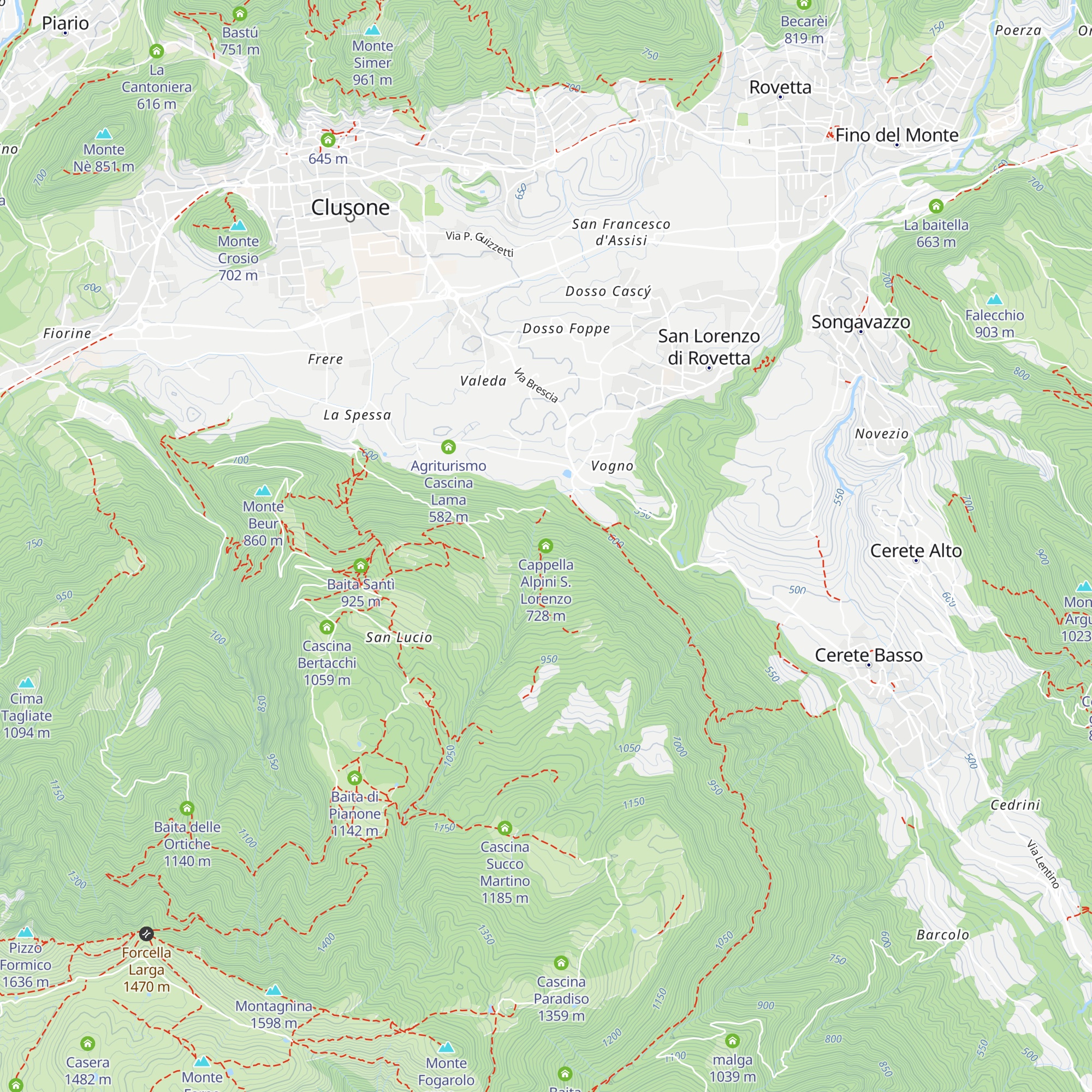 Cappella Alpini S. Lorenzo map