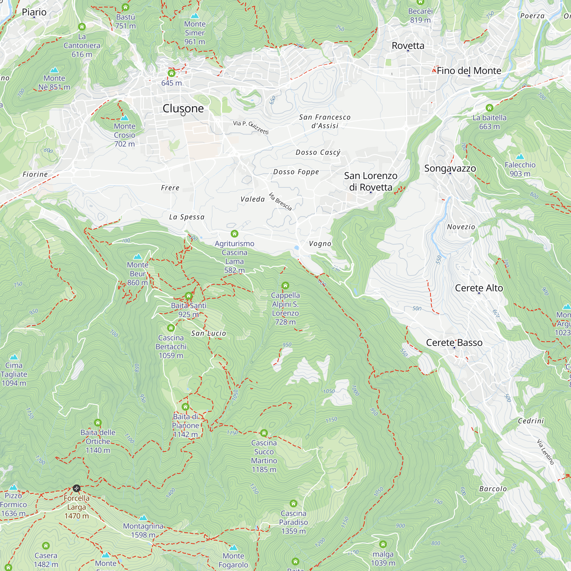 Cappella Alpini S. Lorenzo map