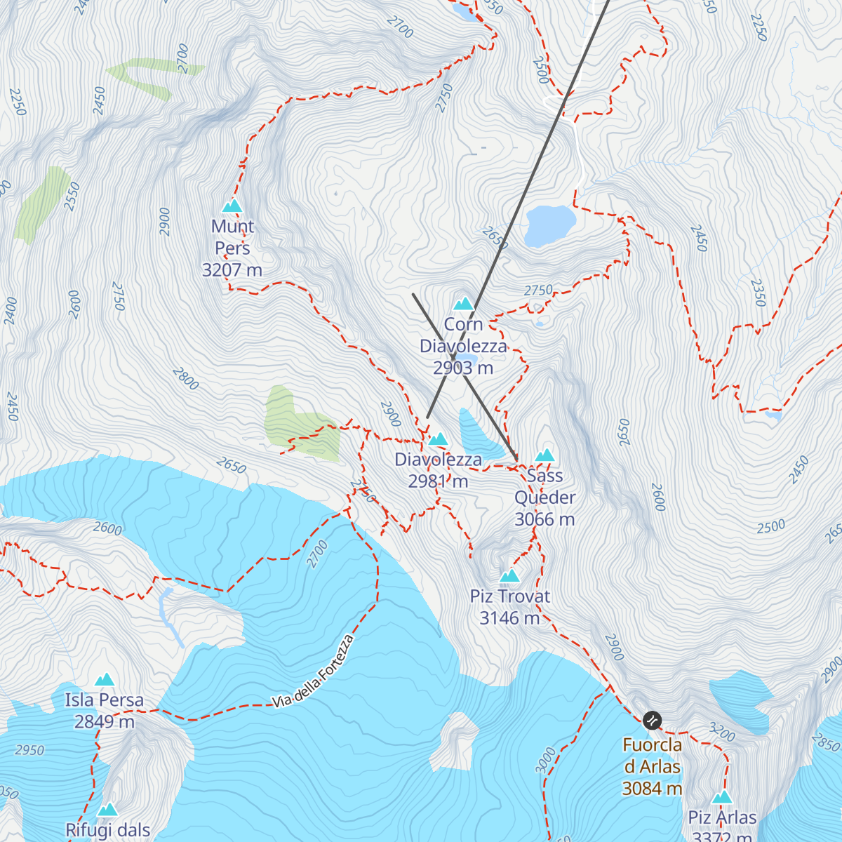 Berghaus Diavolezza map
