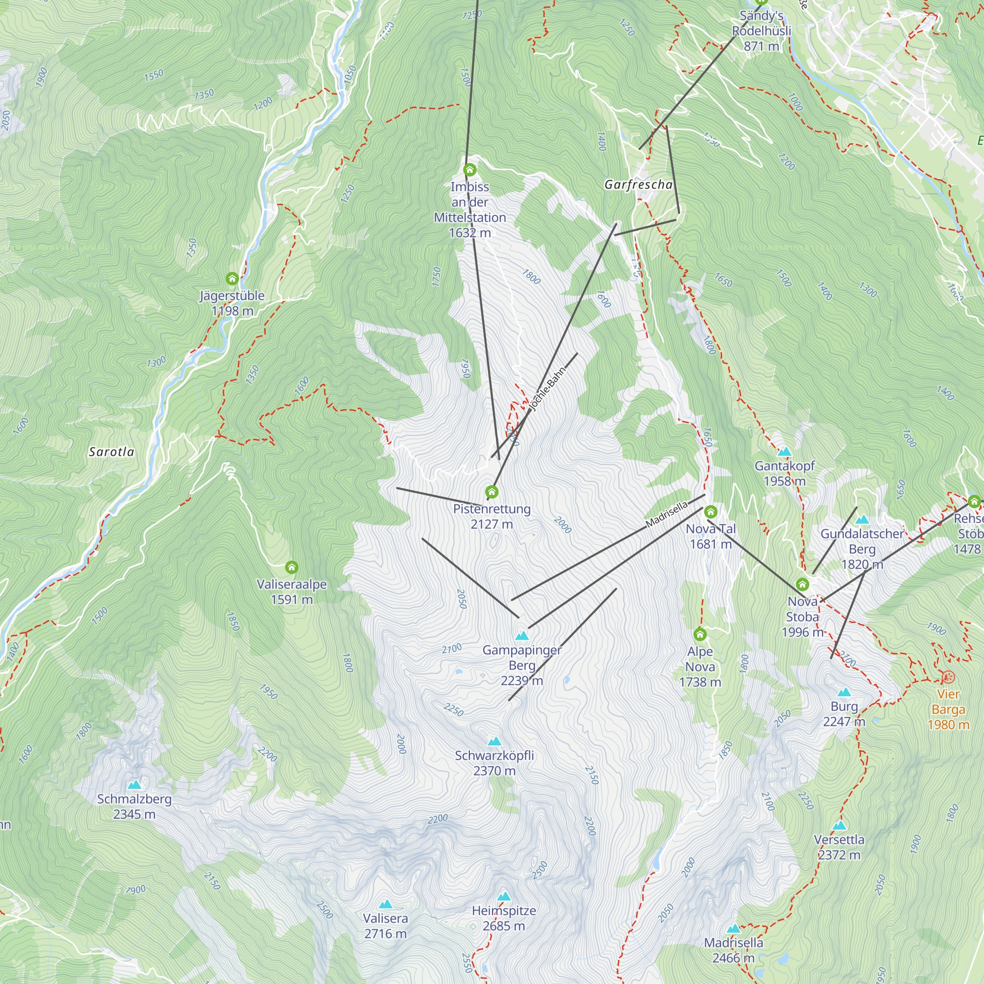 Pistenrettung map
