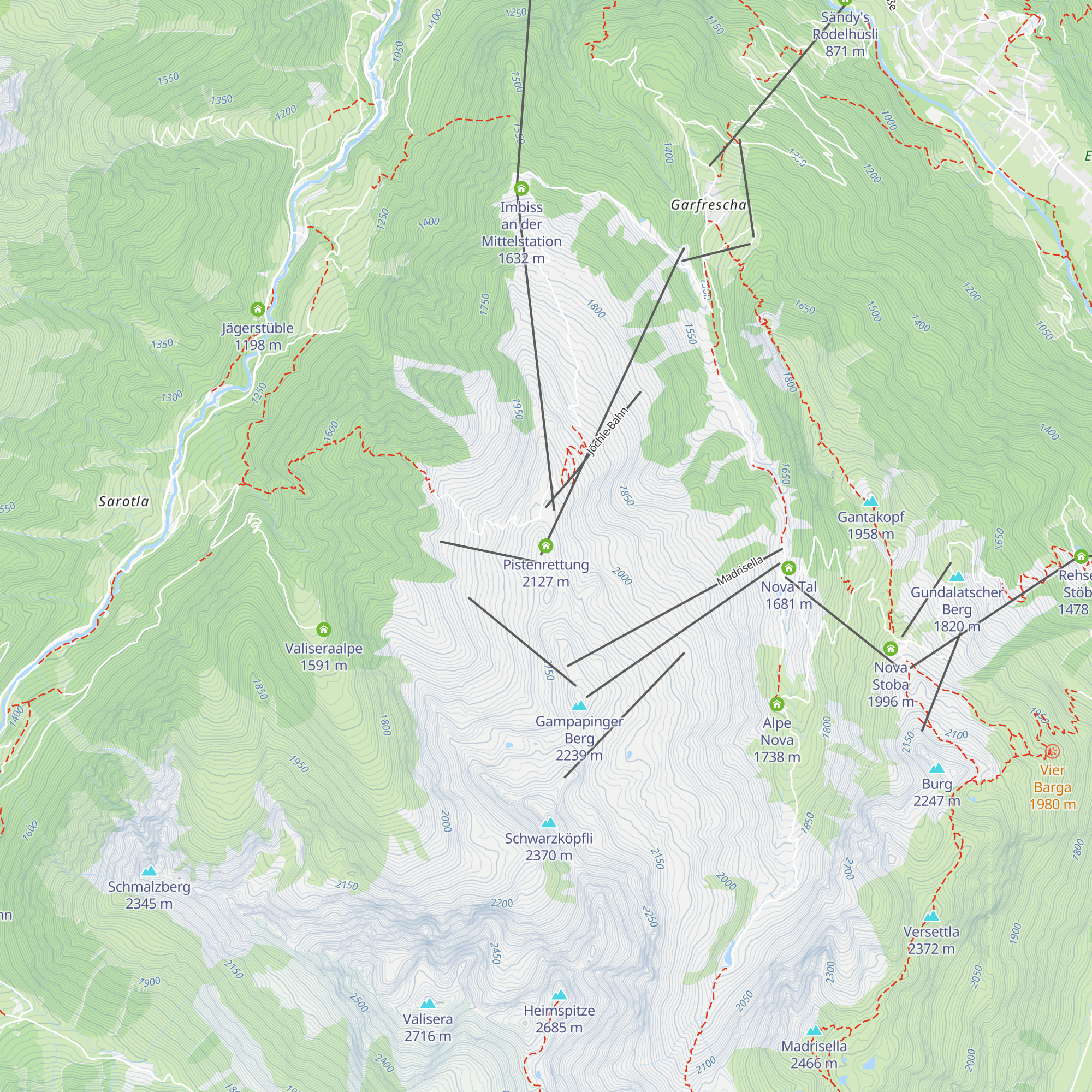 Pistenrettung map