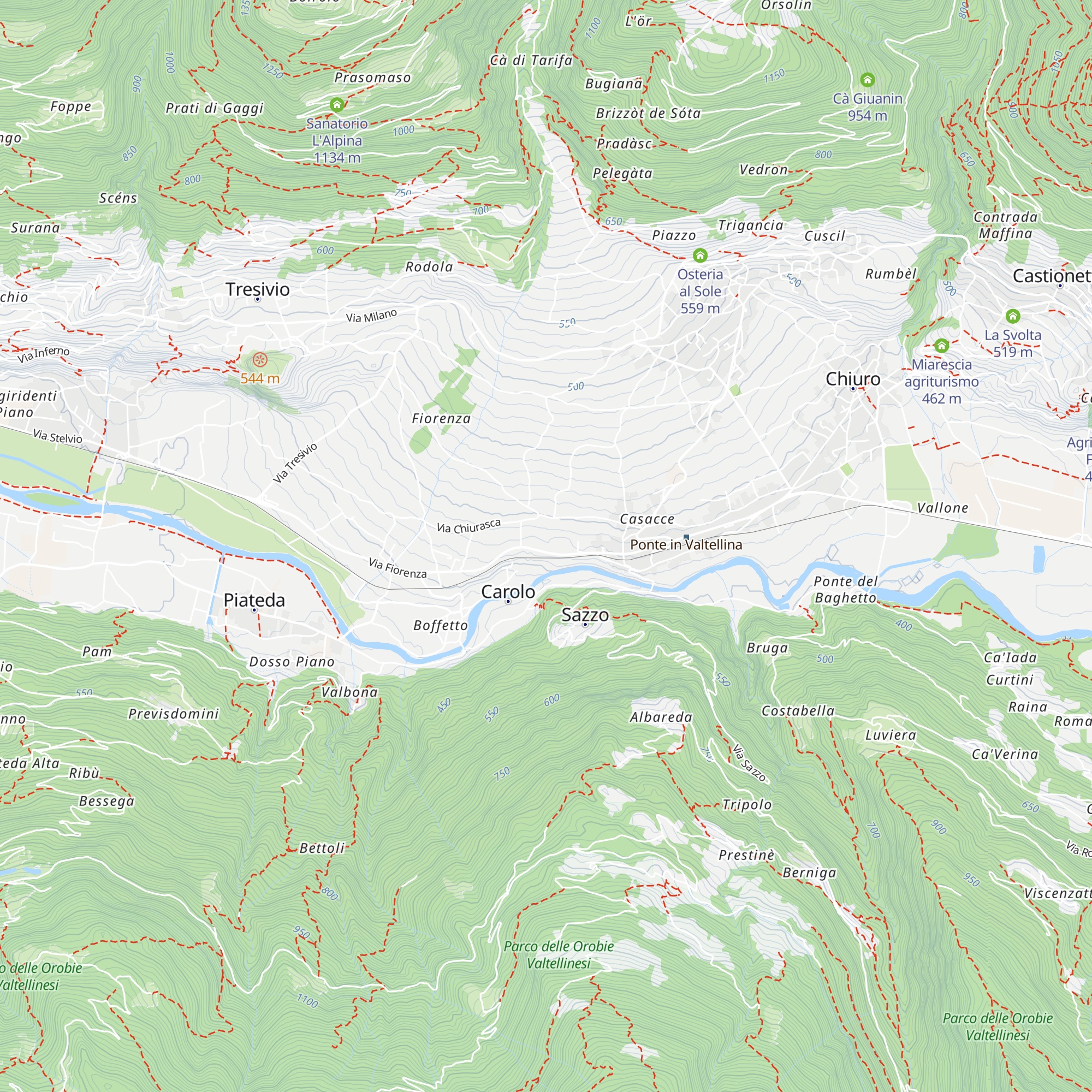 Cooperativa Melavì map