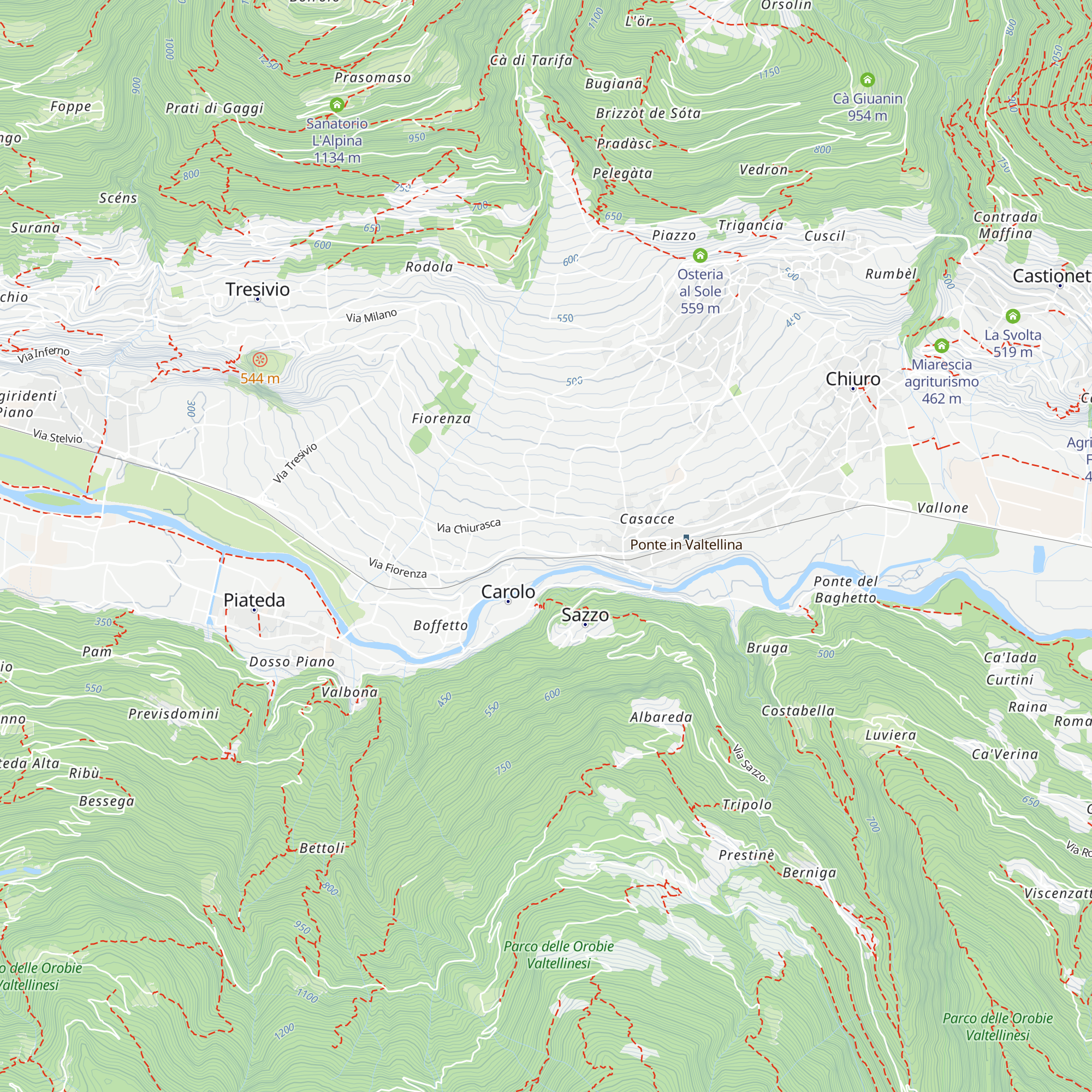 Cooperativa Melavì map