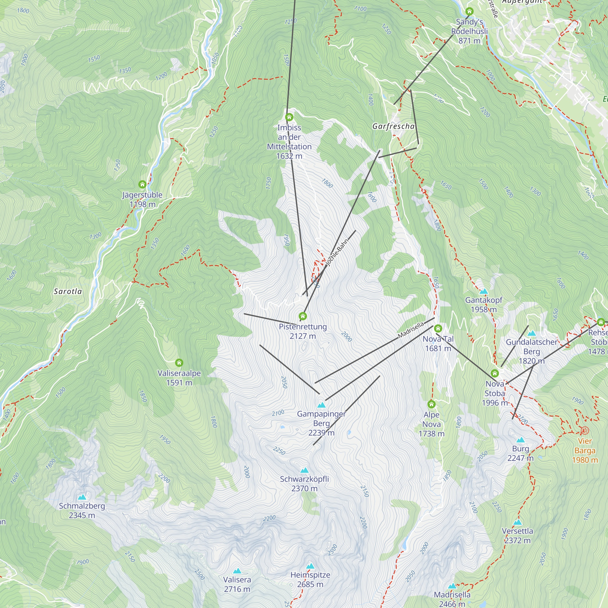 Valisera Hüsli map
