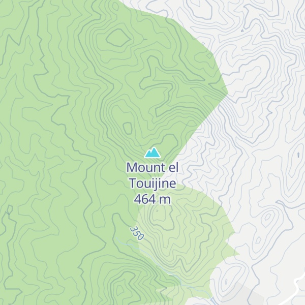 Map of Mount el Touijine