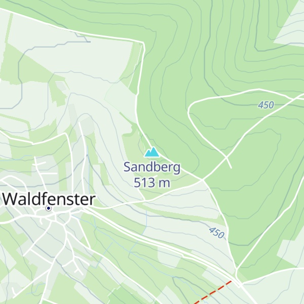 Map of Sandberg