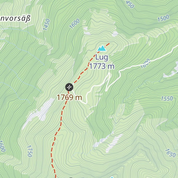 Map of Säckelalpe