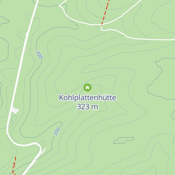 Map of Kohlplattenhütte