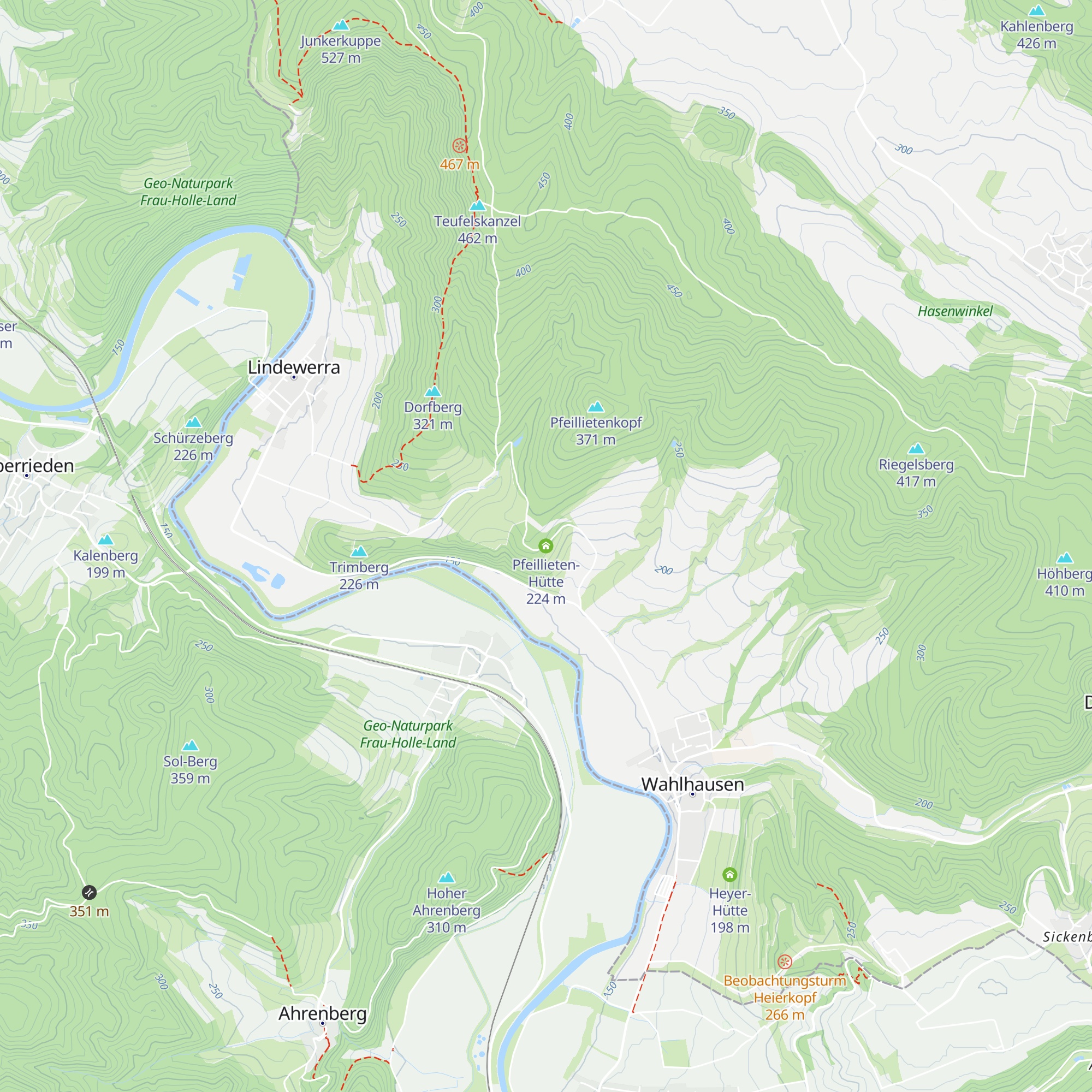Pfeillieten-Hütte map
