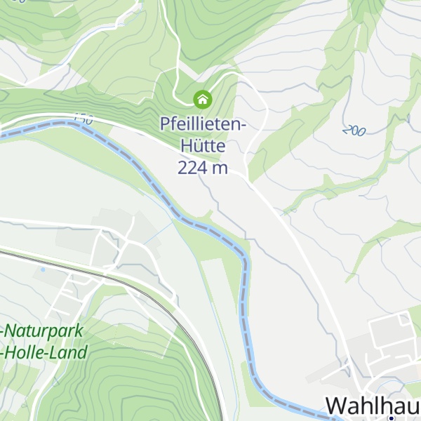 Map of Werra-Hütte Wahlhausen