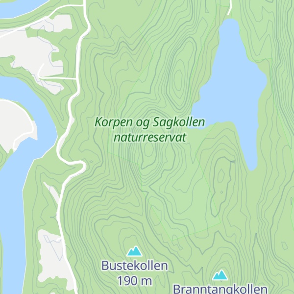 Map of Gampekollen