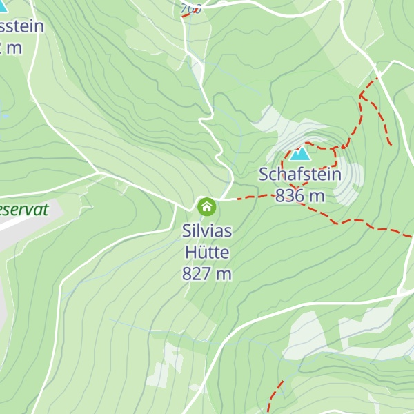 Map of Silvias Hütte