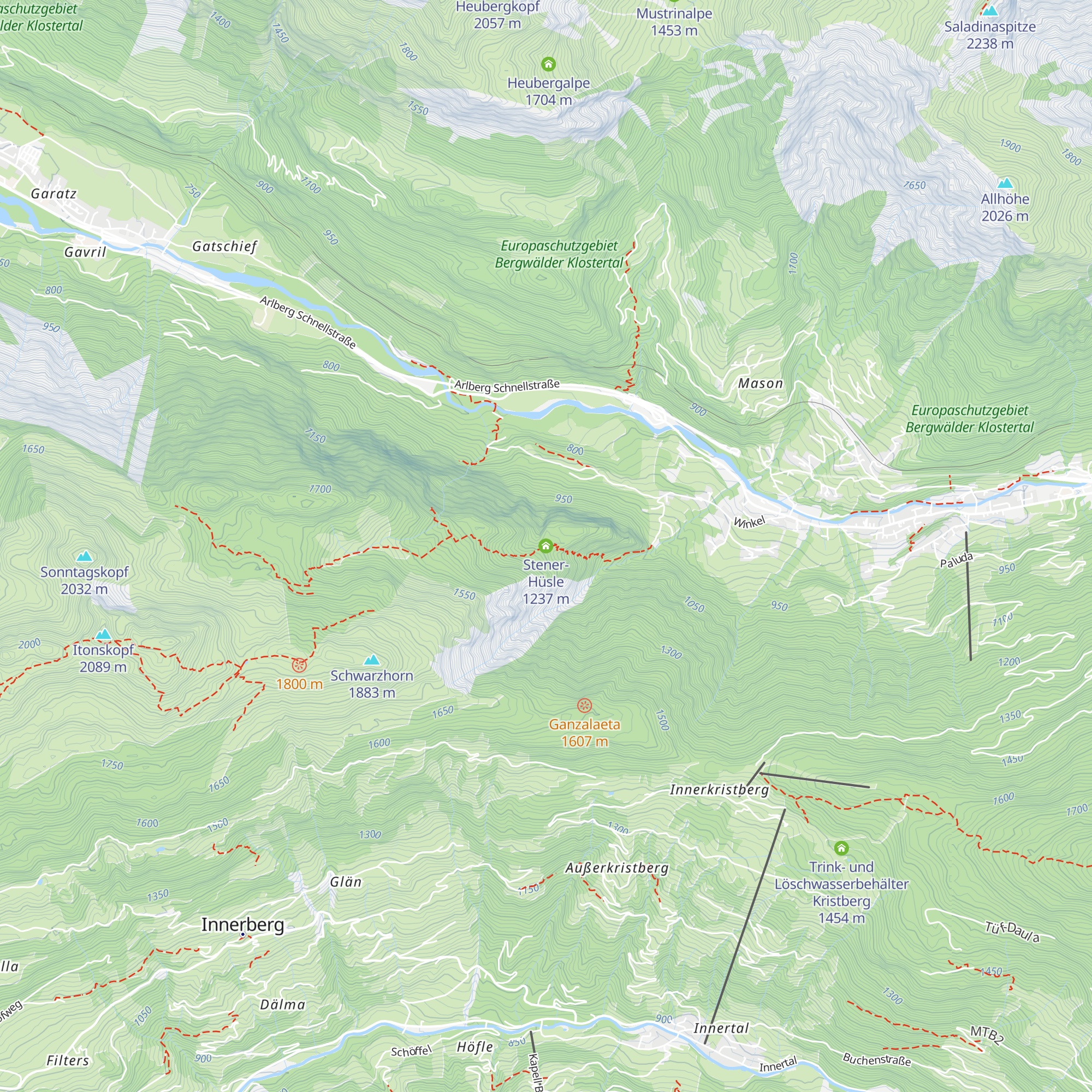 Stener-Hüsle map
