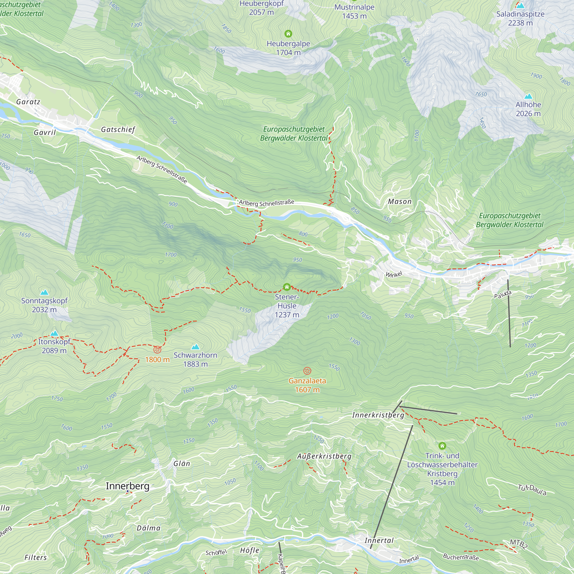 Stener-Hüsle map