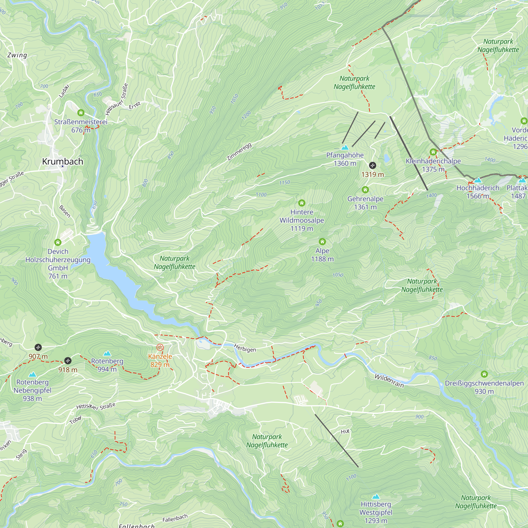 Gschwendalpe map