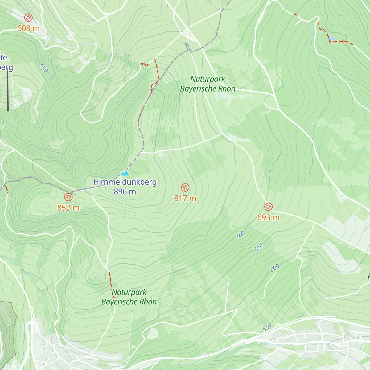 Würzburger Bergbundhütte map