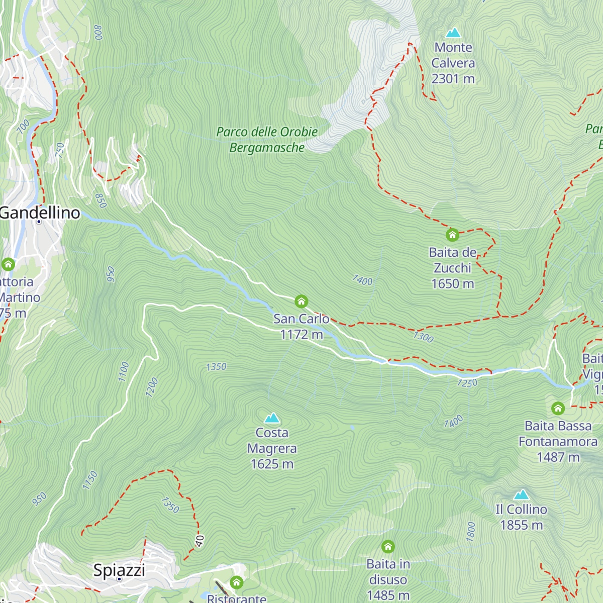 San Carlo map