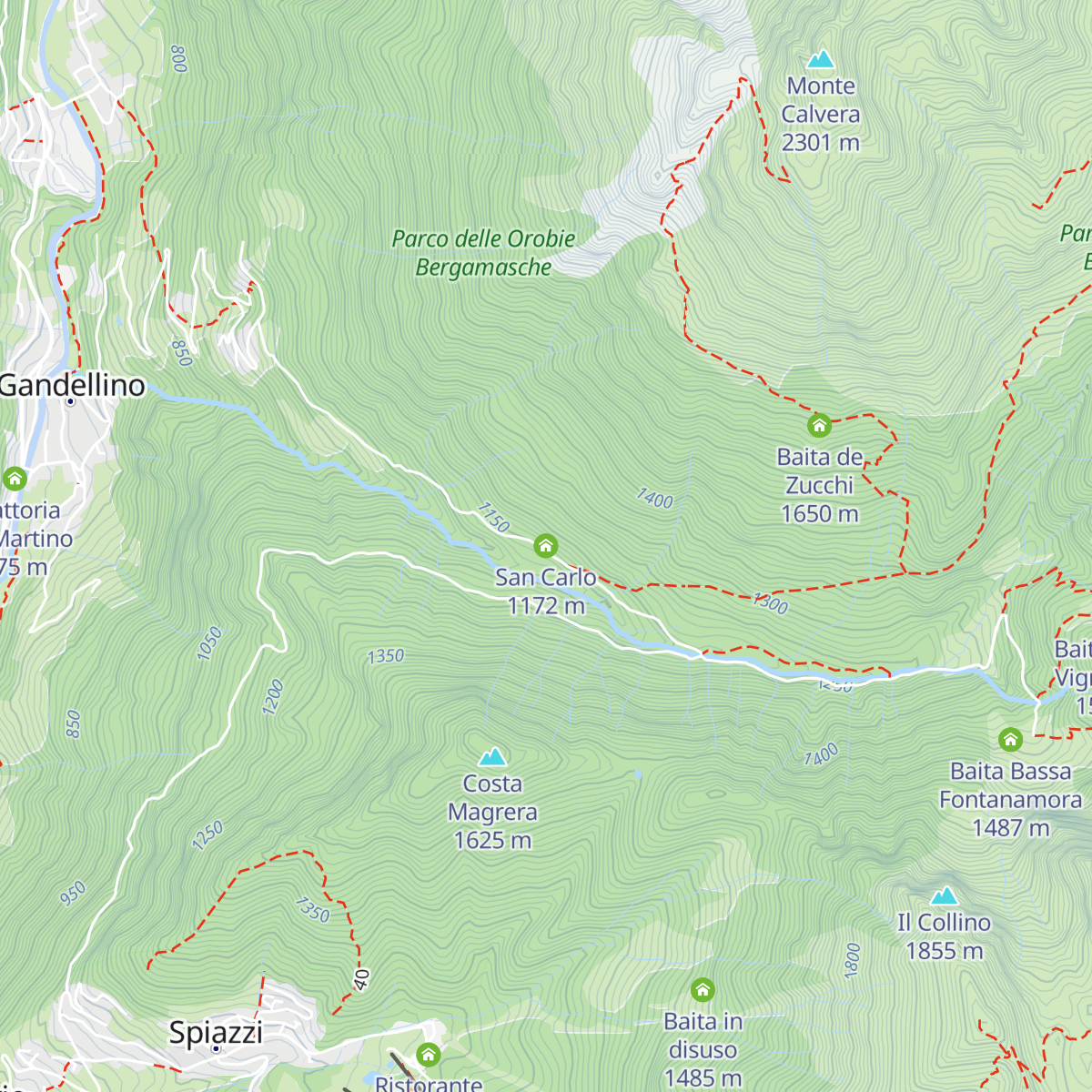 San Carlo map